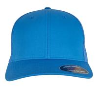 Flexfit Unisex Mesh Trucker Baseball Cap with Curved Peak for Men and Women, One Size, Blue, One Size