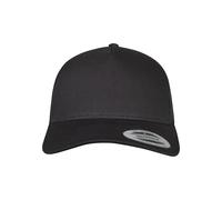 Flexfit 6506 5 Panel Retro Trucker Cap Black Colour: Black, Size: One One Size