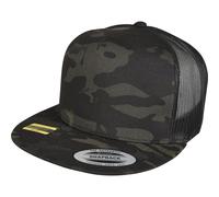 Flexfit Multicam Trucker Cap Baseball, Black, One Size