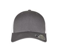 Flexfit Unisex 110 MESH Cap 2-Tone Baseballkappe, Charcoal/White, one Size