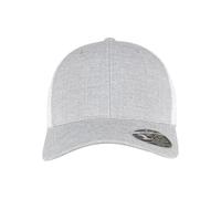 Flexfit Unisex 110 MESH Cap 2-Tone Baseballkappe, Melange Silver/White, one Size
