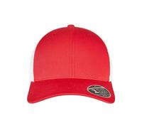 Flexfit Unisex 110 MESH Cap 2-Tone Baseballkappe, red/wht, one Size