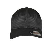 Flexfit Unisex 360 OMNIMESH Cap Baseballkappe, Black, S/M