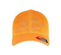 Flexfit Unisex 360 Omnimesh Baseball Cap, Neon Orange, L-XL UK