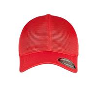 Flexfit Unisex 360 OMNIMESH Cap Baseballkappe, red, S/M