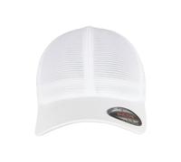 Flexfit Unisex 360 OMNIMESH Cap Baseballkappe, White, L/XL