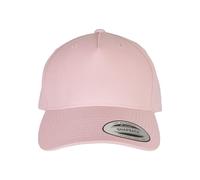 Flexfit 5-Panel Premium Curved Visor Snapback Cap – YP Classics – Prism Pink, One Size