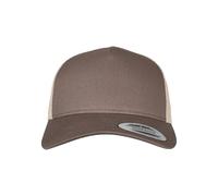 Flexfit 5-Panel Retro Trucker Cap 2-Tone BRN/Khaki One Size