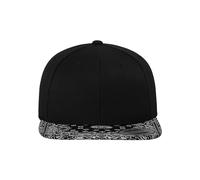 Flexfit Yupoong Bandana Snapback Hat with Aztec Visor Wool Blend