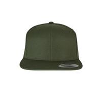 Flexfit 6089m-classic Snapback Baseball Cap, Deep Olive, One Size