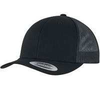 Flexfit 6606 Retro Trucker Cap Black Colour: Black, Size: One Size One Size