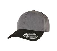Flexfit Unisex Adult 110 Contrast Melange CapOne Size Dark Grey/Black RW8887