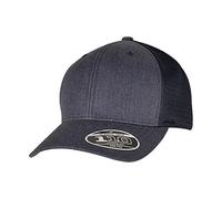 Flexfit Unisex-Adult 110 Melange Trucker Baseball Cap, Heather/Navy, one Size