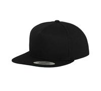Flexfit Unisex Adult Classic 5 Panel Snapback CapOne Size Black PC5688