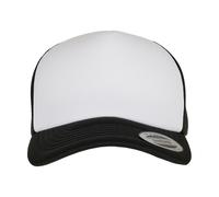 Flexfit Unisex Adult Classic Curved Foam Trucker CapOne Size Black/White RW8932