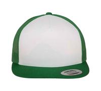Flexfit Men's Contrast Trucker Cap in Green Flexfit Green One Size