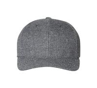 Flexfit Unisex Adult Cotton Twill Fitted Cap Hat, Dark Grey, XL-XXL