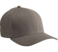 Flexfit Unisex Adult Cotton Twill Fitted Cap Hat, Grey, XL-XXL