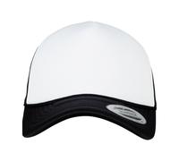 Flexfit Unisex Adult Foam Curved Peak Trucker Cap / One Size White/Black RW8908