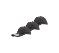Flexfit 6245cmb-low Profile Cotton Twill 3-Pack Baseball Cap, Dark Grey + Dark Grey + Dark Grey, One Size