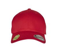 Flexfit Unisex-Adult Organic Cotton Baseball Cap, red, L/XL