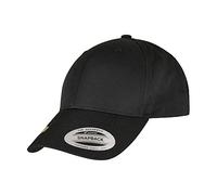 Flexfit Unisex-Adult Recycled Poly Twill Snapback Baseball Cap, Black, one Size