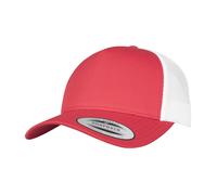 Flexfit Unisex Adult Two Tone 5 Panel Trucker Cap / One Size Red/White RW9095