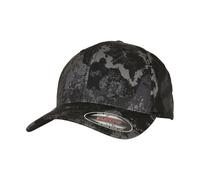 Flexfit Men's Veil Camo Baseball Cap in Jet Black | Size: S/M Flexfit Jet Black S/M