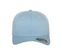 Flexfit Unisex Cap Without Fastener for Men, Ladies and Children Baseball Cap Woolly Combed - Carolina Blue, Small/Medium