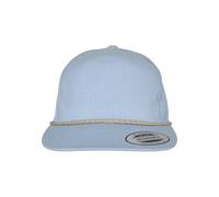 Flexfit Jockey Cap Colour Braid (7005CB) - Unisex, 60% Cotton, Light Blue, One Size