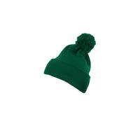 Flexfit Unisex Cuffed Pom Pom Knit Beanie Beanie Hat, Spruce,
