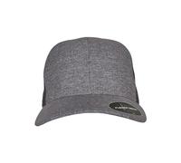 Flexfit Delta Carbon Cap-2 Tone Baseball, Melange Blue/Melange Charcoal, S/M