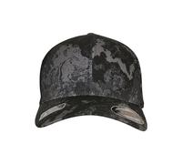 Flexfit Unisex Flexfit® Veil Camo™ Baseball Cap, Poseidon Black, S-M UK