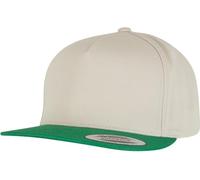 Flexfit Unisex Hat, Beige/Green, One Size