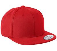 Flexfit Unisex Hat Classic Snapback Cap - Red, One size