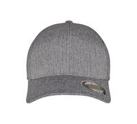 Flexfit Unisex HEATHERLIGHT Cap Baseballkappe, Melange Dark Grey, L/XL