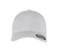 Flexfit Unisex HEATHERLIGHT Cap Baseballkappe, Melange Silver, S/M
