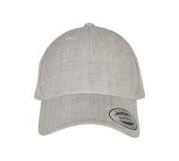 Flexfit Unisex Premium Curved Visor Snapback Cap Baseball Cap, Heather Grey, One Size