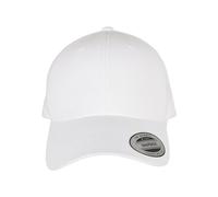 Flexfit Unisex Premium Curved Visor Snapback Cap Baseball Cap, White, One Size