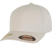 Flexfit Unisex Recycled Polyester Cap, Baseball Cap Technology for Men and Women, Sizes S/M - L/XL, Beige, L/XL