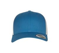Flexfit Retro Trucker 2-Tone Baseball Cap, Steel Blue/Silver, One Size