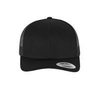 Flexfit Retro Trucker Baseball Cap, Black, 3XS-XXS