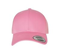Flexfit Unisex Retro Trucker Cap, Classic Trucker Cap with Mesh Back, One Size, Pink, One Size