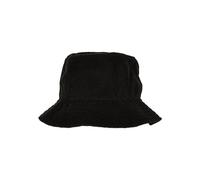 Flexfit Unisex Terry Cloth Bucket Hat Ladies and Men Bucket Hat Available in Black, Sizes One Size, Black, One Size