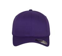 Flexfit Baseball Cap – Woolly Combed Unisex (men, ladies, children), Without Fastener – Purple S/M