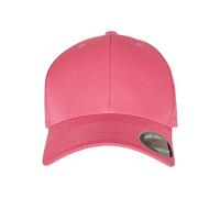 Flexfit Unisex Wooly Combed Baseballkappe, dark pink, S/M