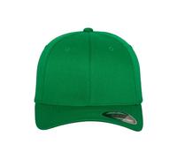 Flexfit Unisex Wooly Combed Baseballkappe, pepper green, XXL