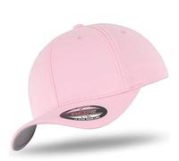 Flexfit Unisex Wooly Combed Baseballkappe, pink, XXL