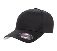 Flexfit Unisex Wooly Combed Cap Black XS-S