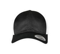 Flexfit Unisex YP Classics 360 OMNIMESH Cap 2-Tone Baseballkappe, Black/White, one Size